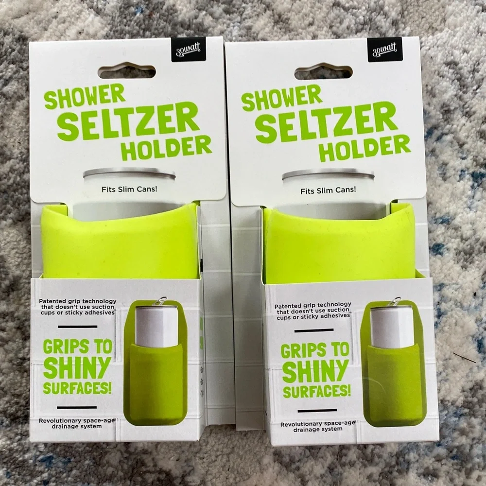 New Silicone Shower Holder for Shampoo, Conditioner, or Beverage!